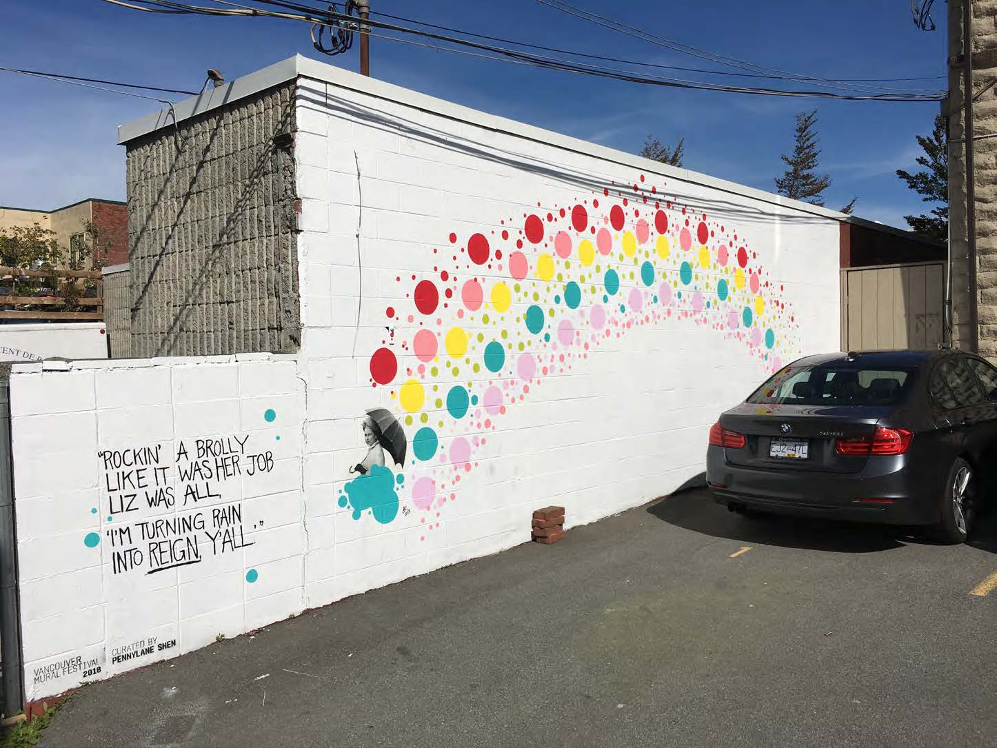 Pile of Dots, ""PHIL JUST SAW A PILE OF DOTS, BUT THANKS TO HER FORMAL TRAINING, LIZ RECOGNIZED THIS AS A PIECE OF CONTEMPORARY ART IDEAL FOR A #totzadorbz #, photo from the city's open data